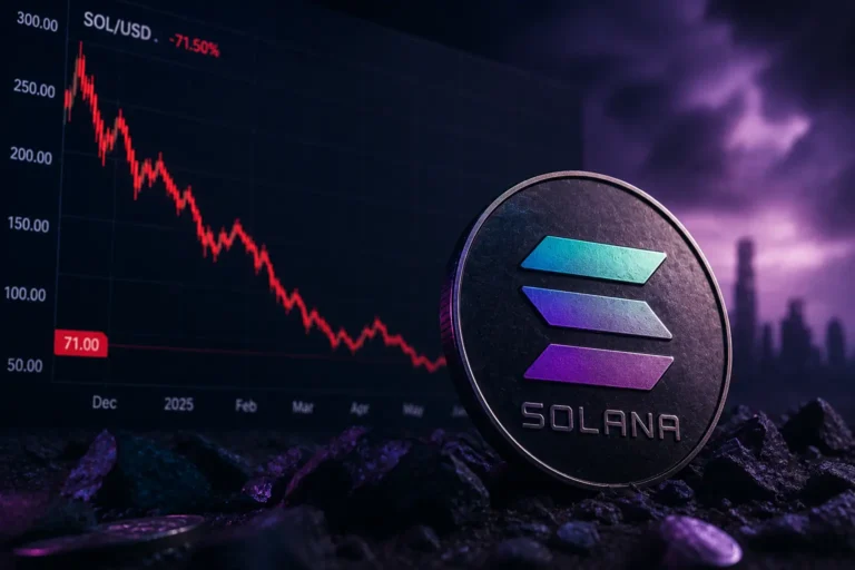 Solana hinnan nousu hidastuu – SOL/USD-kaavio laskussa