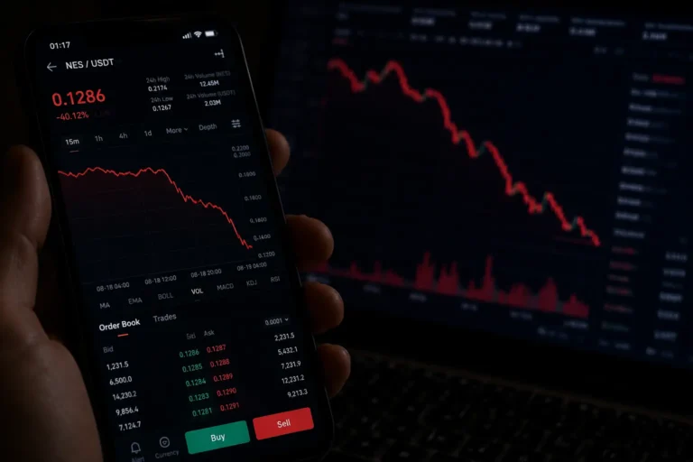 Nesa NES-tokenin hinta romahti – NES/USDT-kurssi laski 40 % pörssinäkymässä